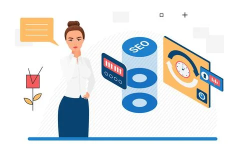 Improving site performance optimization practices Stock-Illustration