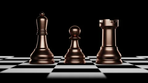 An impudent pawn Stock Footage 146258860