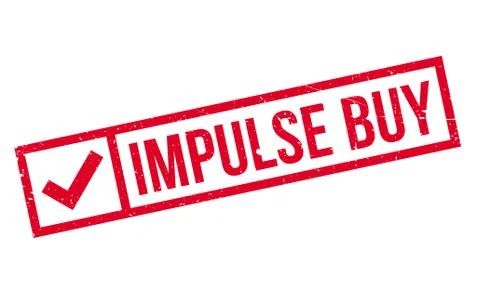 Impulse Buy rubber stamp Stock Illustration