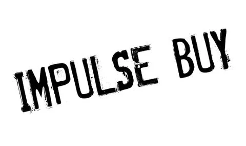 Impulse Buy rubber stamp Stock Illustration