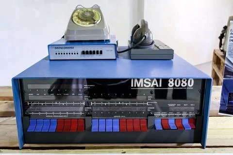 The IMSAI 8080 microcomputer Stock Photos