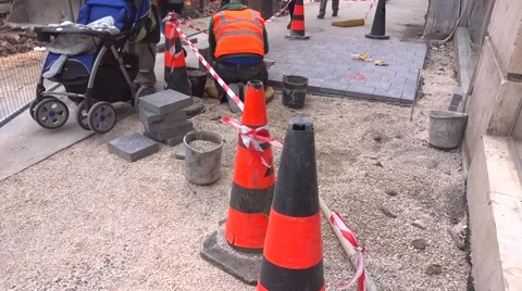 Inaccessible  pavement Vidéo 48316424