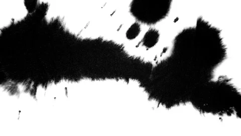Inaccurate Spreading Ink on Paper Stock Footage 85084290