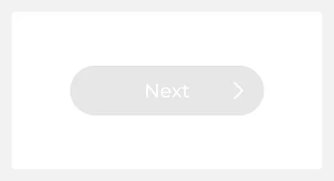 Inactive next move button UI element template Illustrazione stock