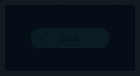 Inactive return button UI element template Stock Illustration