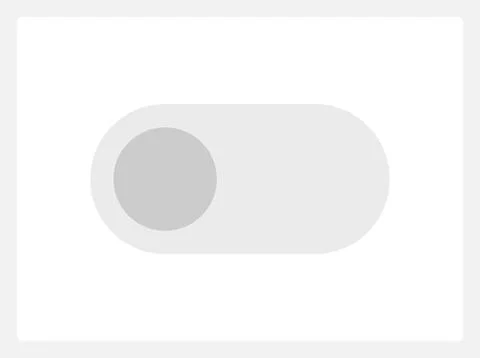 Inactive toggle button UI element template イラスト素材