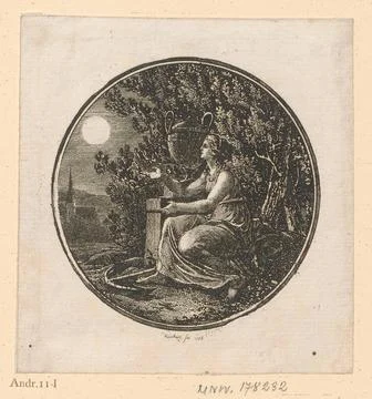 ï»¿Nadzieja. Reinhart, Johann Christian (1761-1847), graphic artist Copyri Stock Photos