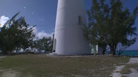 Inagua Lighthouse Stock Footage 10754221