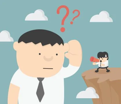 Inaudible Stock Illustration