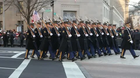 Inaugural Parade Stock Footage