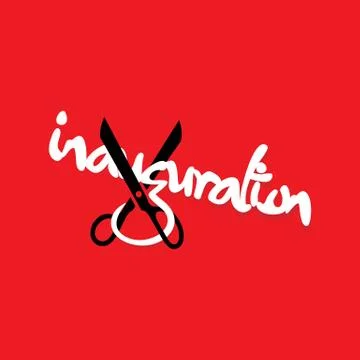 Inauguration concept Stock Illustration