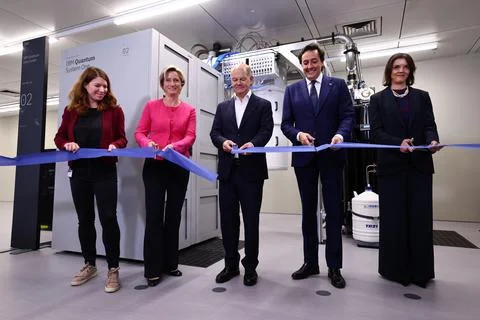 Inauguration of the first IBM Quantum Data Center in Europe, in Ehningen, German Stock Photos