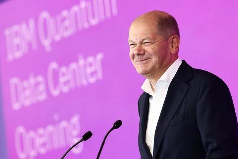 Inauguration of the first IBM Quantum Data Center in Europe, in Ehningen, German Stock Photos