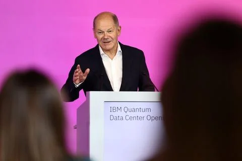 Inauguration of the first IBM Quantum Data Center in Europe, in Ehningen, German Stock Photos