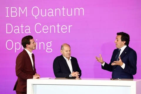 Inauguration of the first IBM Quantum Data Center in Europe, in Ehningen, German Stock Photos
