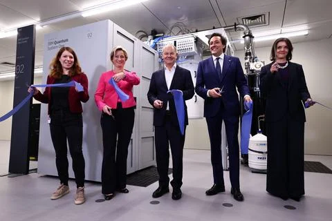 Inauguration of the first IBM Quantum Data Center in Europe, in Ehningen, German Stock Photos