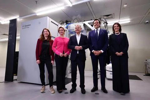 Inauguration of the first IBM Quantum Data Center in Europe, in Ehningen, German Stock Photos