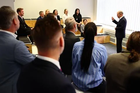 Inauguration of the first IBM Quantum Data Center in Europe, in Ehningen, German Stock Photos