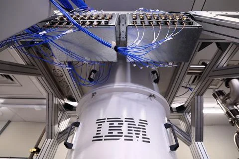 Inauguration of the first IBM Quantum Data Center in Europe, in Ehningen, German Stock Photos