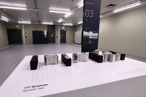 Inauguration of the first IBM Quantum Data Center in Europe, in Ehningen, German Stock Photos