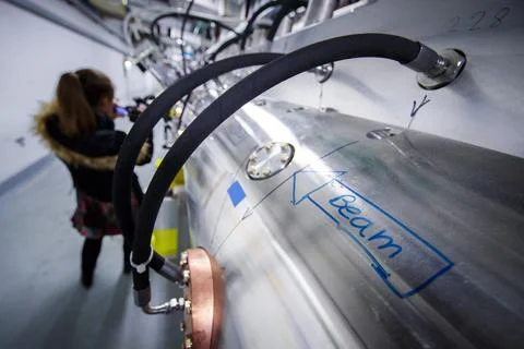Inauguration of the LINAC 4 linear accelerator at CERN, Meyrin, Switzerland - 09 Stock Photos