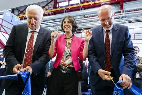 Inauguration of the LINAC 4 linear accelerator at CERN, Meyrin, Switzerland - 09 Stock Photos