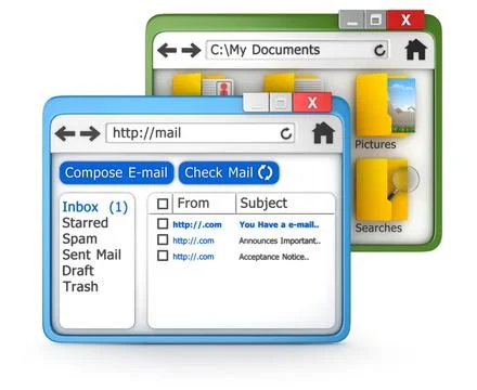 Inbox concept Inbox concept , This is a computer generated and 3d rendered... Fotos Stock