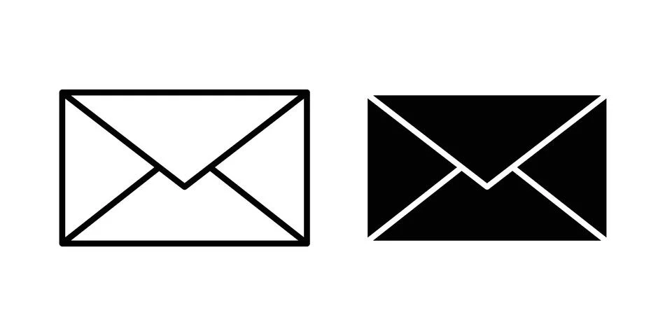 Inbox icon concept. best for web design Stock Illustration