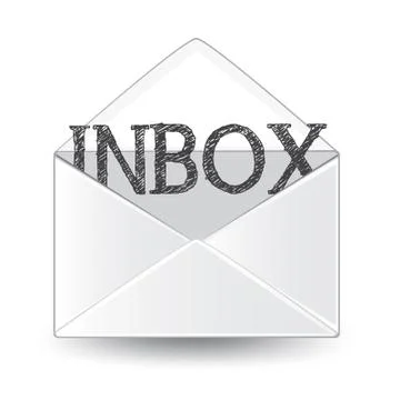 Inbox Illustrazione stock