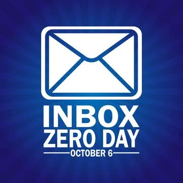 Inbox zero day Stock Illustration
