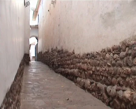 Inca architecture in street and house | Stock Video | Pond5