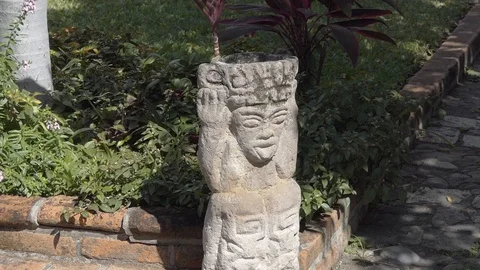 Inca statue Stock Footage 86362770