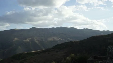 Inca Trail Timelapse with Clouds Stock Footage 208953583
