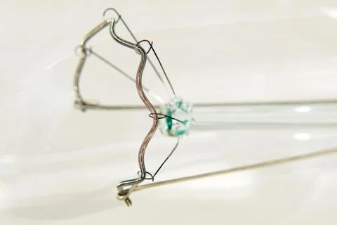 Incandescence thread. Stock Photos