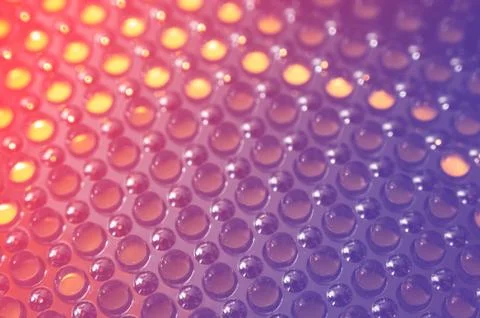 Incandescent bulb in front of a led panel Stock Photos