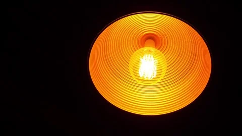 Incandescent lamp Stock Footage 76270106