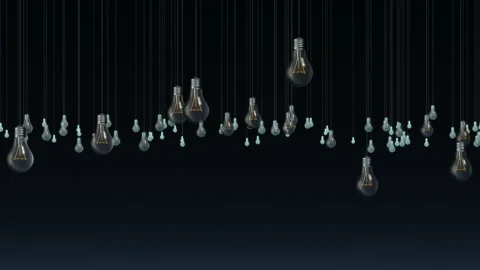 Incandescent lamp movement. Close-up Stock Footage 167227044