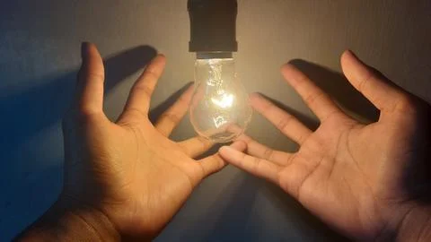 Incandescent lamp Foto stock