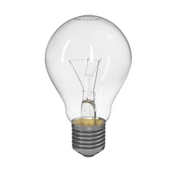 Incandescent light bulb Stock Illustration