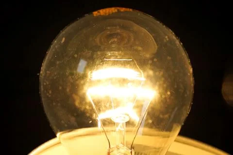 Incandescent light bulb Stock Photos