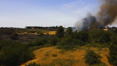 Incendio Roma 1 Video stock 196745534