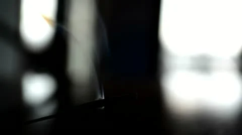 Incense 04 Stock Footage 12617340