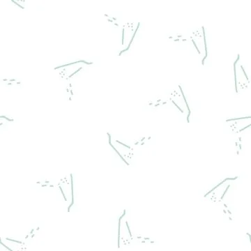 Incense aromatic accessory glyph vector seamless pattern Stockillustratie