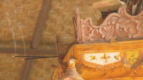 Incense Burning Video stock 5186849