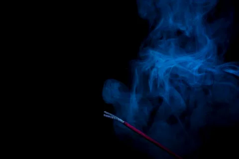 Incense burning Stock Photos