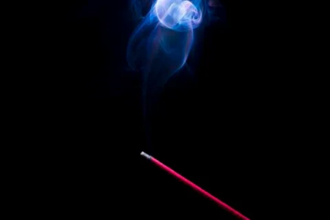 Incense burning Stock Photos