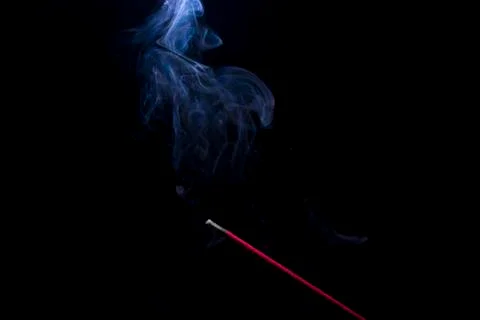 Incense burning Stock Photos