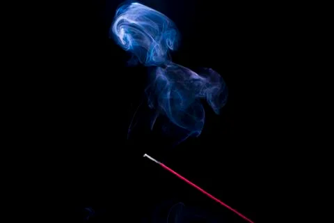 Incense burning Stock Photos