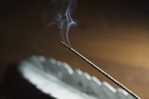 Incense burning 库存照片