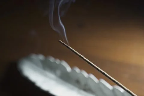 Incense burning Stock Photos